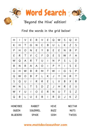 Beyond the Hive — Wordsearch